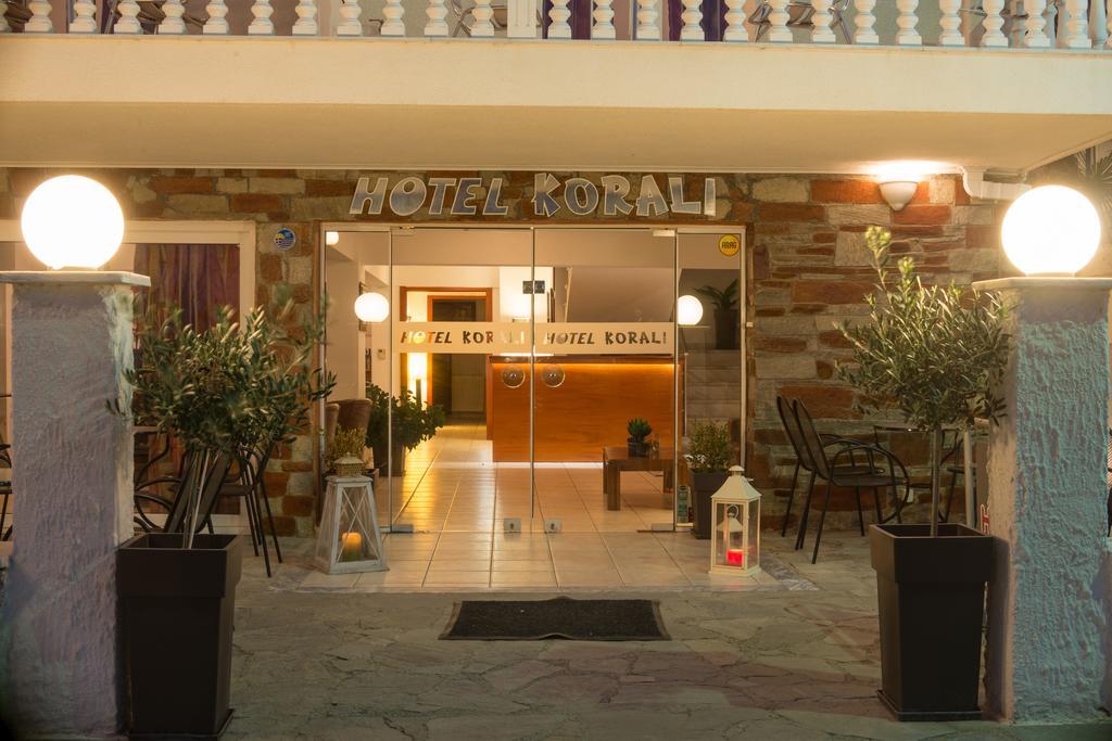 Korali Hotel Paralía Eksteriør bilde